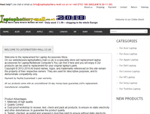 Tablet Screenshot of laptopbattery-mall.co.uk